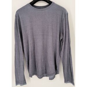 BKE‎ Buckle Long Sleeve Casual T Shirt/ Men's L Heather Blue 100% Cotton B1158